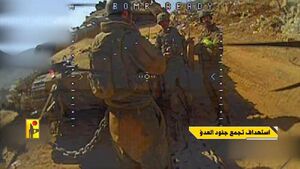 حملات پهپادی و موشکی حزب‌الله به تجمع نظامیان صهیونیست در جنوب لبنان