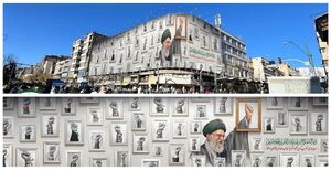 عکس/ "مشت گره کرده" دیوارنگاره جدید خیابان جمهوری