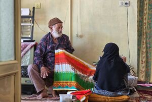 عکس/ سنگر مقاومت با سوزن و نخ