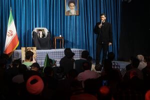 عکس/ مرثیه سرایی در فراق رهبر شهید در مقتل قائد امت