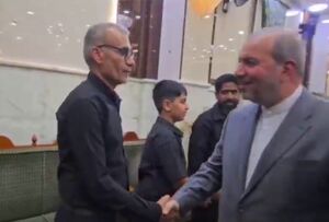 فیلم/ استقبال سفیر ایران در عراق از خانواده شهدای میناب