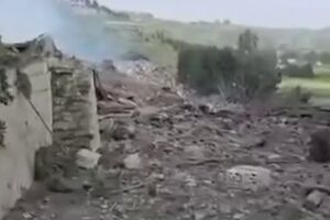 شهرک" تبنین" بعد از تجاوز هوایی رژیم صهیونی