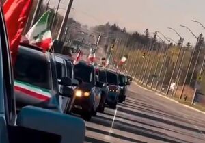 فیلم/ کاروان خودرویی حامیان ایران در تورنتو کانادا