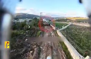 شکار تانک مرکاوا توسط FPV حزب‌الله