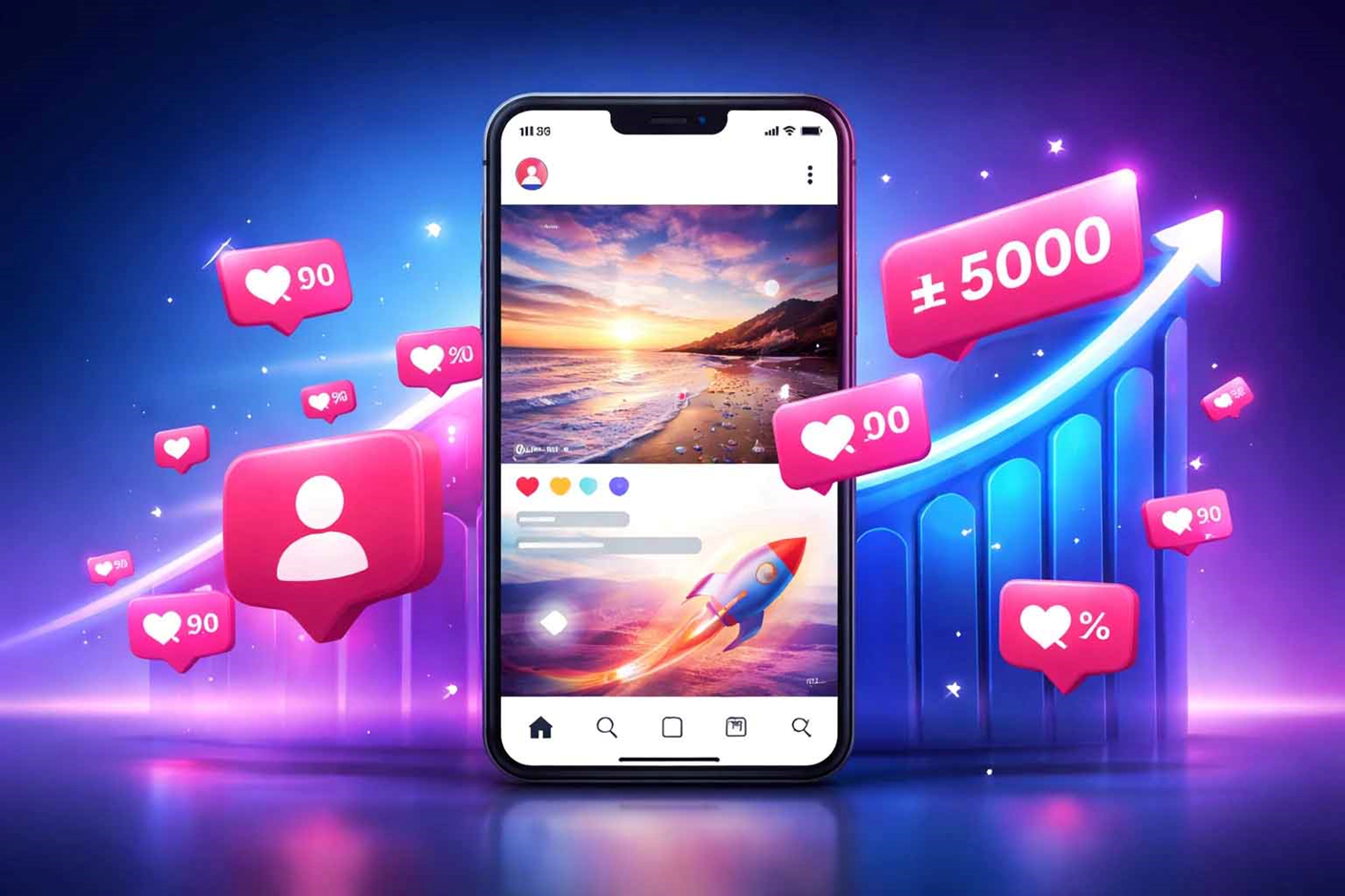 چطور با یک پست 5000 فالوور گرفتم؟
