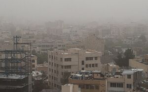 رگبار و رعد و برق همراه با وزش باد در تهران