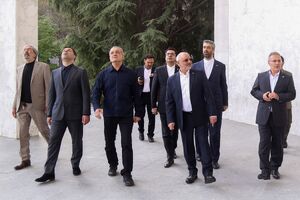 بازدید رئیس‌جمهور از بخش‌های آسیب دیده مجموعه فرهنگی ـ تاریخی سعدآباد