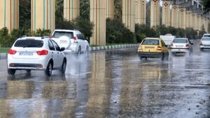 رگبار باران در ۸ استان