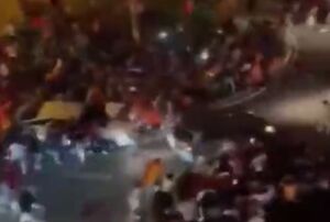 زیرگرفتن هواداران فوتبال در ترکیه