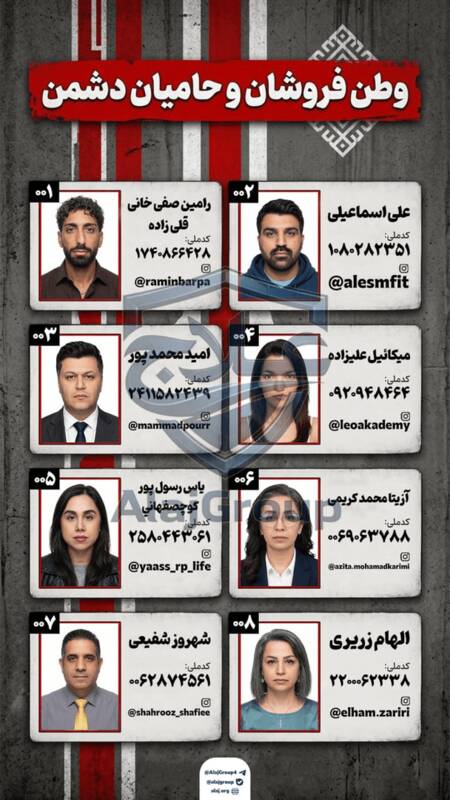انتشار فهرستی از وطنفروشان خارجنشین توسط گروه علاج
