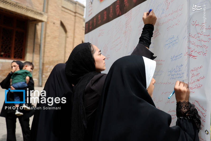 عکس/ گرامیداشت شهدای جنگ رمضان "سلام شهید"