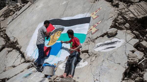 فلسطين،يامال،پرچم،بارسلونا،لامين