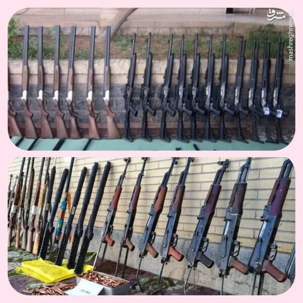 کشف ۲۳۵ قبضه سلاح غیرمجاز در خوزستان