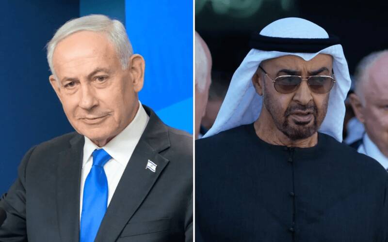 نتانياهو،امارات،سفر،ابوظبي،زايد،بن،دفتر،محمد،اسرائيل،رئيس