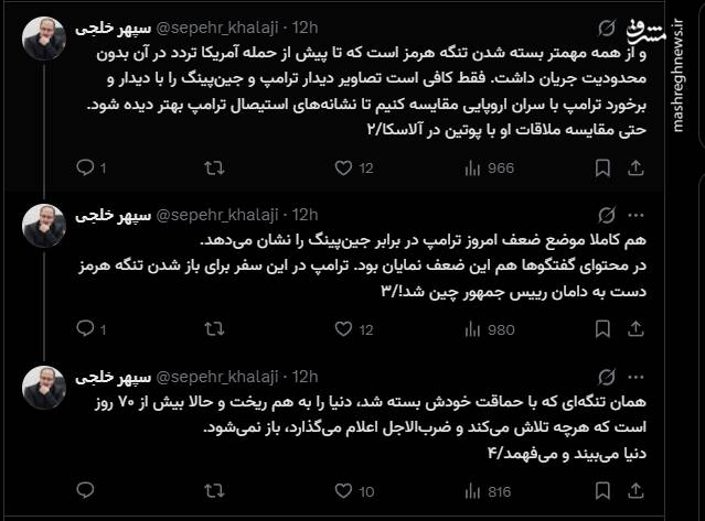 دنیا؛ ضعف ترامپ را در چین دید و فهمید!