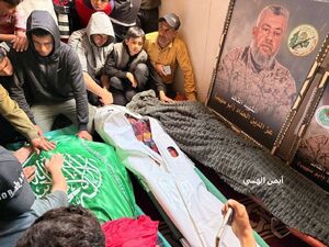 اولین تصویر از پیکر فرمانده حماس و خانواده‌اش