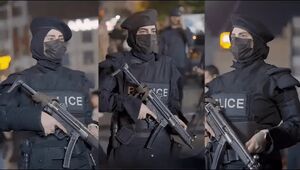 فیلم/ رزمایش یگان تکاوری زنان پلیس