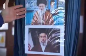 تصاویر امام شهید و رهبر انقلاب در کشتی توقیف شده دشمن!
