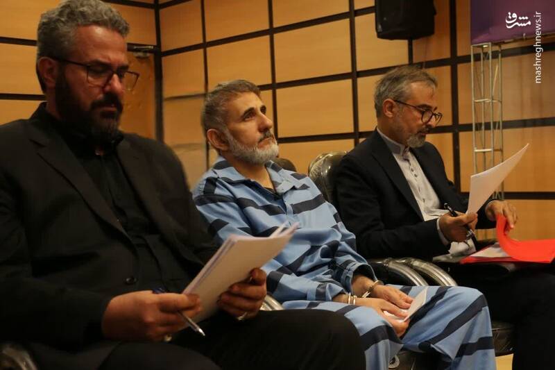 عکس/ دادگاه رسیدگی به اتهامات صادق ساعدی‌نیا