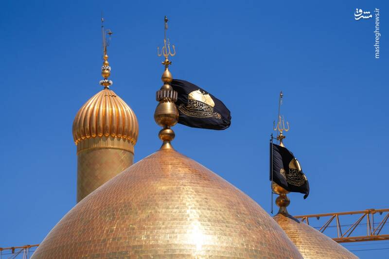 عکس/ تشییع نمادین جوان ترین امام در کاظمین