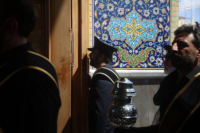 عکس/ عزاداری شهادت جوادالائمه در حرم حضرت معصومه(س)