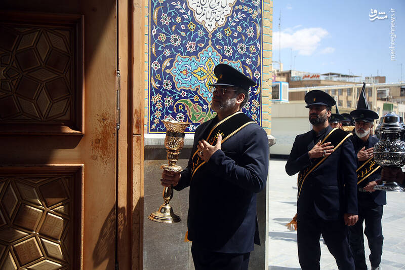 عکس/ عزاداری شهادت جوادالائمه در حرم حضرت معصومه(س)