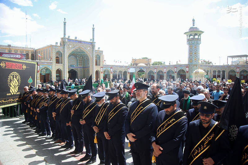 عکس/ عزاداری شهادت جوادالائمه در حرم حضرت معصومه(س)