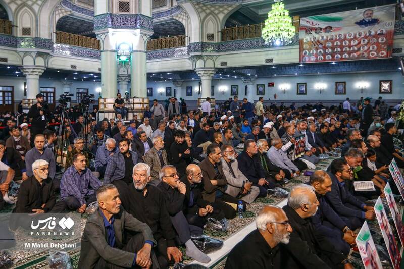 عکس/ مراسم گرامیداشت سردار شهید نصیرزاده در مصلی ری