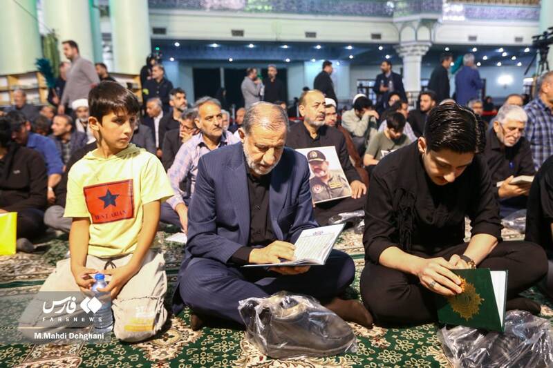 عکس/ مراسم گرامیداشت سردار شهید نصیرزاده در مصلی ری