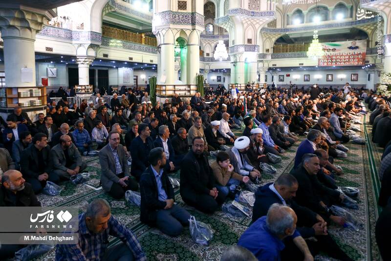 عکس/ مراسم گرامیداشت سردار شهید نصیرزاده در مصلی ری