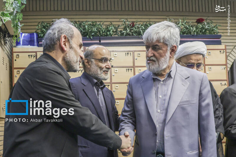 عکس/ یادبود شهید "علی لاریجانی" در مسجد بلال