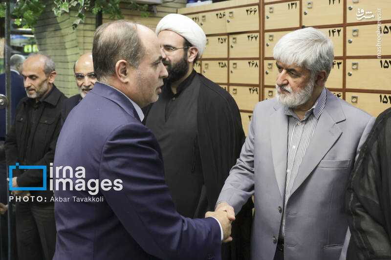 عکس/ یادبود شهید "علی لاریجانی" در مسجد بلال