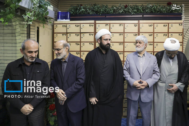 عکس/ یادبود شهید "علی لاریجانی" در مسجد بلال