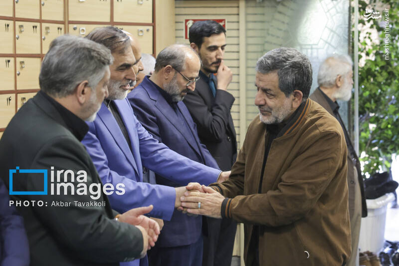 عکس/ یادبود شهید "علی لاریجانی" در مسجد بلال