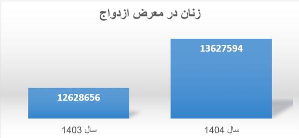 جمعیت مجردهای کشور از مرز ۱۳ میلیون نفر عبور کرد