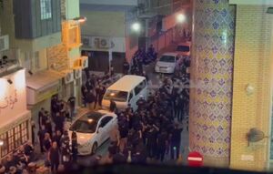 فیلم/ فریاد شعارهای انقلابی در چند قدمی وزارت کشور آلخلیفه