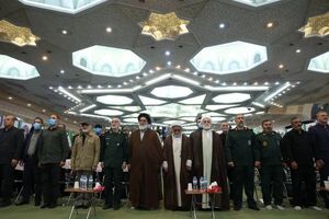 مراسم گرامیداشت شهدای جنگ تحمیلی رمضان و سالگرد شهدای اقتدار ایران با حضور مقامات عالی کشور +عکس و فیلم