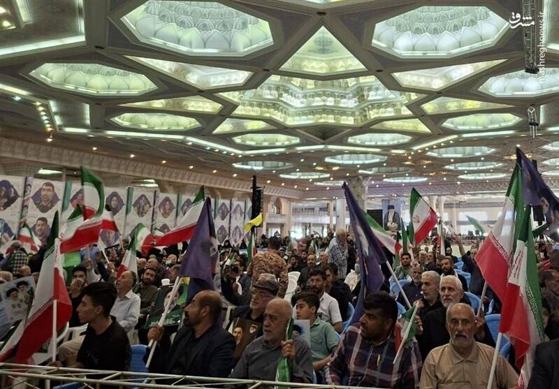 مراسم،حضور،قرارگاه،ره،آيين،امام،عبدالهي،سرلشكر،سالروز،شهدا