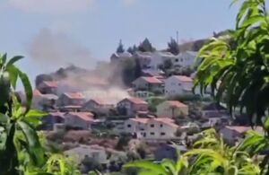 فیلم/ اصابت پهپاد انتحاری مقاومت لبنان به شمال فلسطین اشغالی