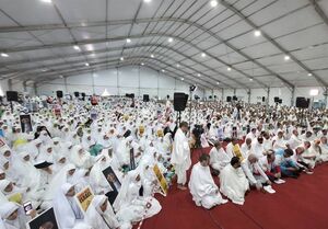 آغاز مراسم برائت از مشرکین با حضور گسترده حجاج ایرانی