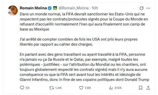 جام جهانی 2026 , تیم ملی فوتبال ایران , فدراسیون بینالمللی فوتبال (فیفا) , دونالد ترامپ ,