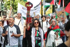 راهپیمایی حمایت از فلسطین و مقاومت در آلمان