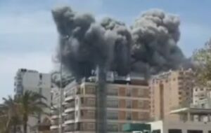 فیلم/ حملات هوایی وحشیانه رژیم صهیونیستی به صور لبنان
