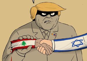 توافق لبنان و اسرائیل به روایت کاریکاتور