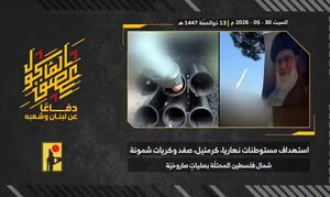 حملات راکتی حزب‌الله به اراضی اشغالی