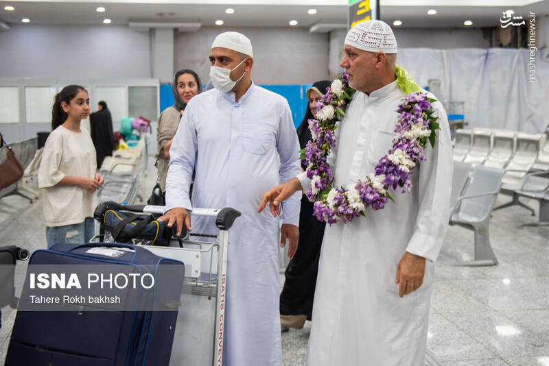 عکس/ نخستین پرواز بازگشت حجاج در شیراز