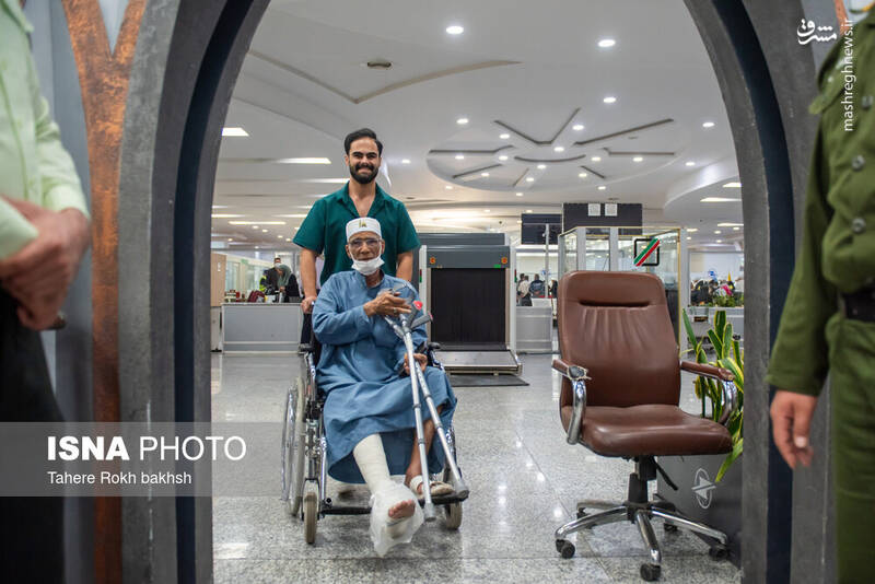 عکس/ نخستین پرواز بازگشت حجاج در شیراز