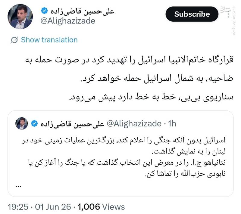 ناگفته‌هایی از شبی که لانچرهای ایرانی آماده شلیک به حیفا شدند/ آیا ایران در روزهای اخیر پشت حزب‌الله را خالی کرده بود؟