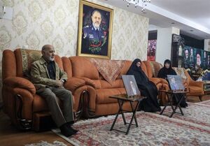 دیدار سرلشکر عبداللهی با خانواده شهیدان نصیرزاده و دره‌باغی