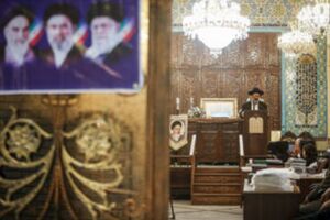 عکس/ بزرگداشت ارتحال امام خمینی(ره) در کنیسه یوسف آباد